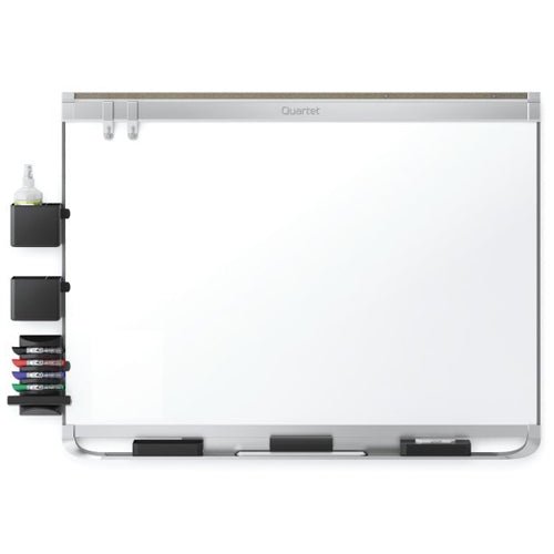 Quartet Prestige 2 Duramax Porcelain Magnetic Whiteboard with Aluminum Frame - 2'H x 3'W (Quartet QRT-P553AP2) - SchoolOutlet