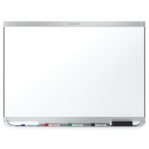 Quartet Prestige 2 Duramax Porcelain Magnetic Whiteboard with Aluminum Frame - 2'H x 3'W (Quartet QRT-P553AP2) - SchoolOutlet