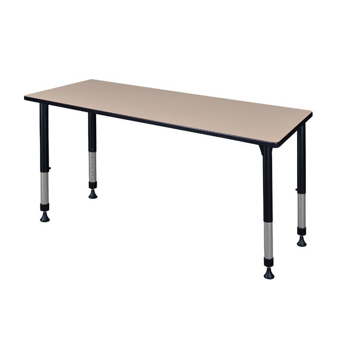 Regency Kee 60 x 24 in. Height Adjustable Classroom Activity Table - SchoolOutlet
