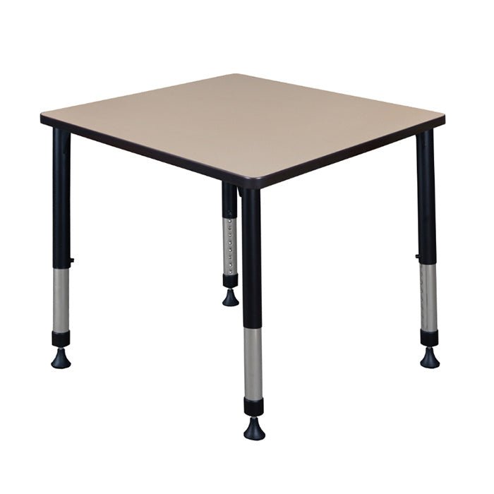 Regency Kee 30 in.Square Height Adjustable Classroom Activity Table - SchoolOutlet