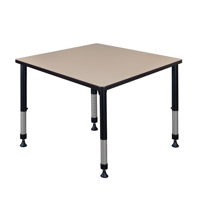 Regency Kee 36 in. Square Height Adjustable Classroom Activity Table - SchoolOutlet