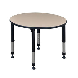 Regency Kee 42 in. Round Height Adjustable Classroom Activity Table