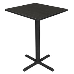 Regency Cain Small 30 in. Square X - Base Cafe Table REG-TCB3030