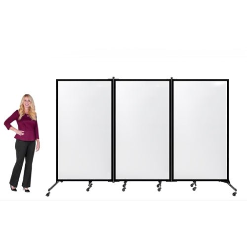 Screenflex CRDW3 - Whiteboard Dividers 10' L x 6' 2" H - 3 Panels - SchoolOutlet