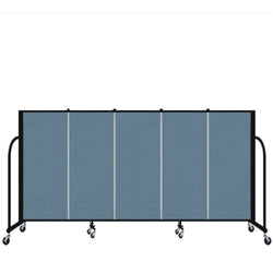Screenflex FSL405 - 5 Panels Standard Portable Room Divider 9' 5" L x 4' H