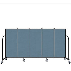 Screenflex FSL405 - 5 Panels Standard Portable Room Divider 9' 5" L x 4' H