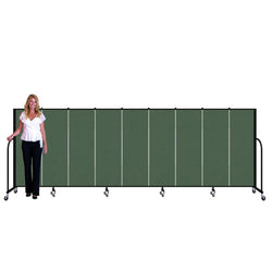 Screenflex FSL509 - 9 Panels Standard Portable Room Divider 16' 9" L x 5' H