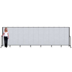 Screenflex FSL6013 - 13 Panels Standard Portable Room Divider 24' 1" L x 6' H