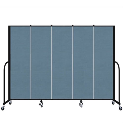Screenflex FSL605 - 5 Panels Standard Portable Room Divider 9' 5" L x 6' H - SchoolOutlet