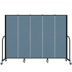 Screenflex FSL605 - 5 Panels Standard Portable Room Divider 9' 5
