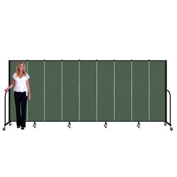 Screenflex FSL609 - 9 Panels Standard Portable Room Divider 16' 9" L x 6' H