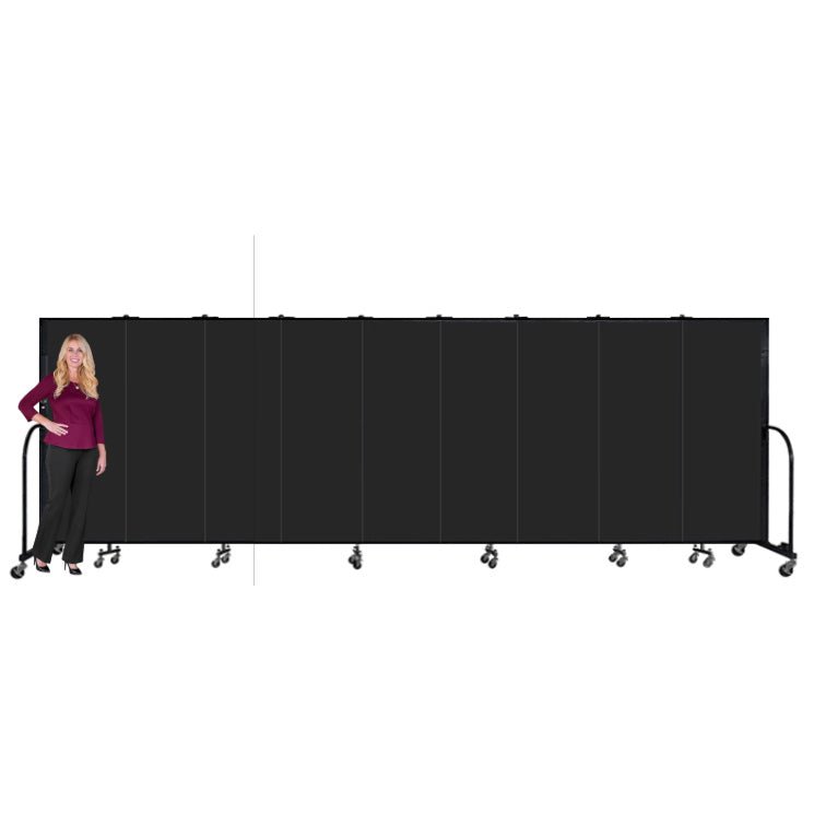 Screenflex FSL609-WX - 9 Panels Standard Portable Room Divider 16' 9" L x 6' H - SchoolOutlet