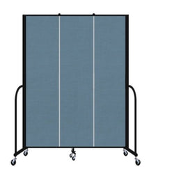 Screenflex FSL683 - 3 Panels Standard Portable Room Divider 5'9" L x 6' 8" H