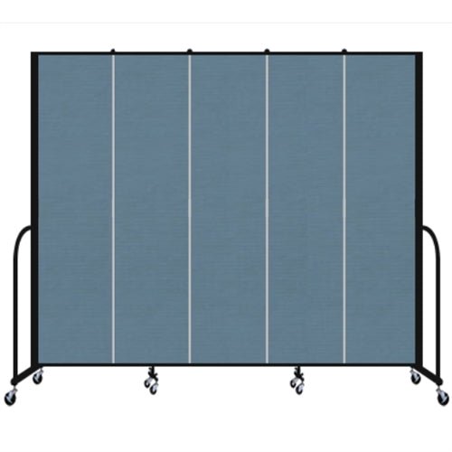 Screenflex FSL745 - 5 Panels Standard Portable Room Divider 9' 5" L x 7' 4" H - SchoolOutlet