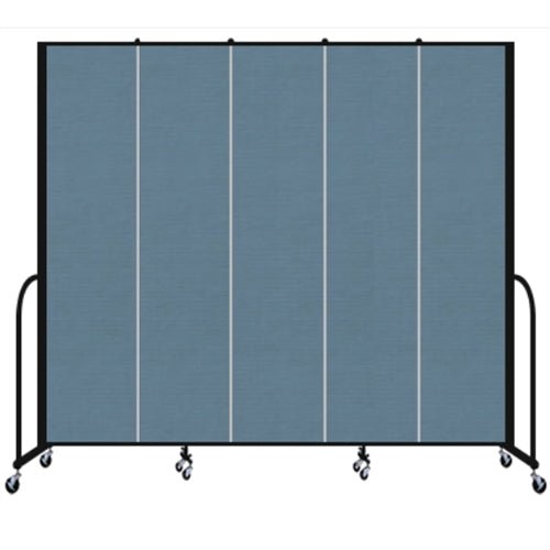 Screenflex FSL805 - 5 Panels Standard Portable Room Divider 9' 5" L x 8' H - SchoolOutlet