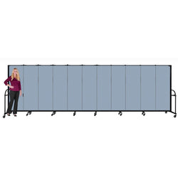 Screenflex HFSL611 - 11 Panels Standard Portable Room Divider 20' 5" L x 6' H
