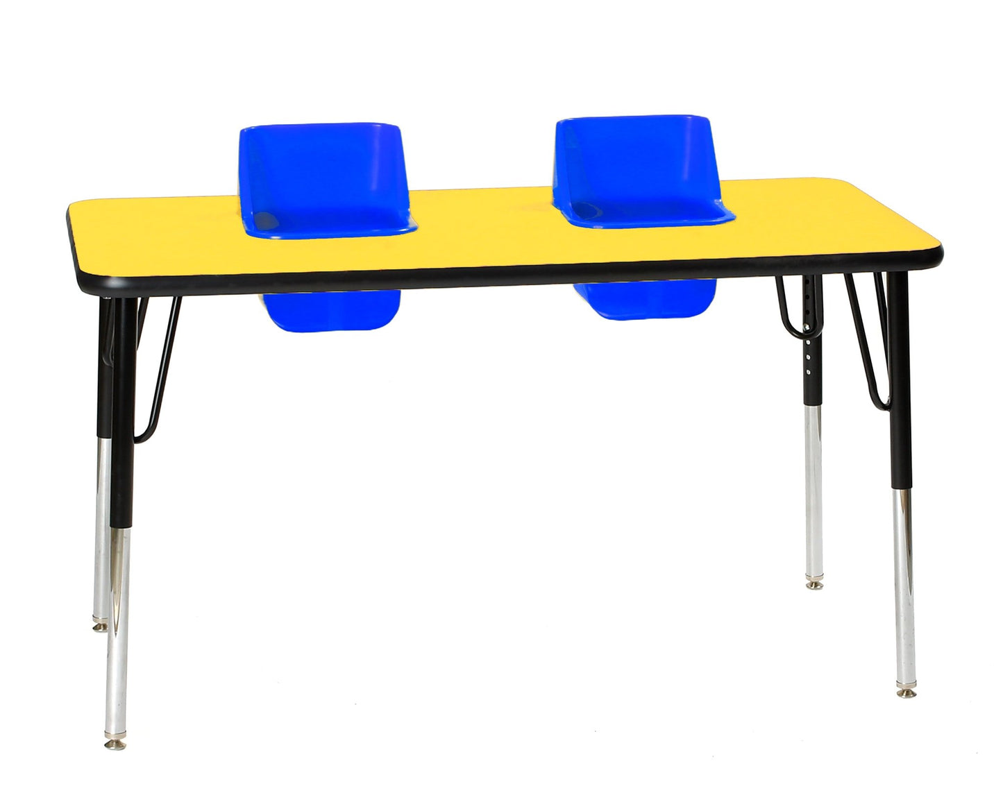 Two-Seat Rectangular Toddler Table (Toddler Tables TOD-TT2) - SchoolOutlet