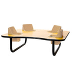 Four-Seat Kidney Toddler Table - Space Saver (14