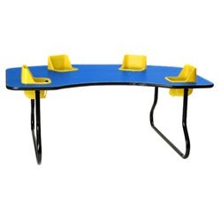 Four-Seat Toddler Table - Traditional (27" H) (Toddler Tables TOD-TT427) - SchoolOutlet
