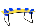 Six-Seat Kidney Toddler Table (27