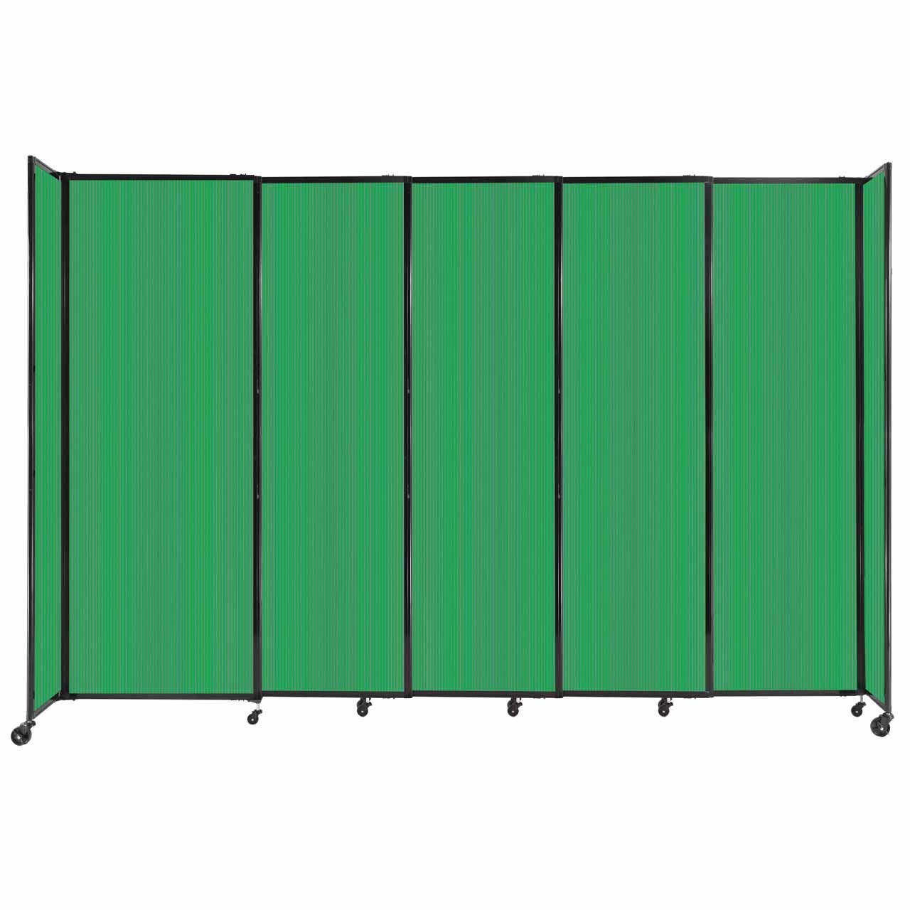 Room Divider Straight Wall Sliding Portable Partition Sound Absorbing Polycarbonate - SchoolOutlet