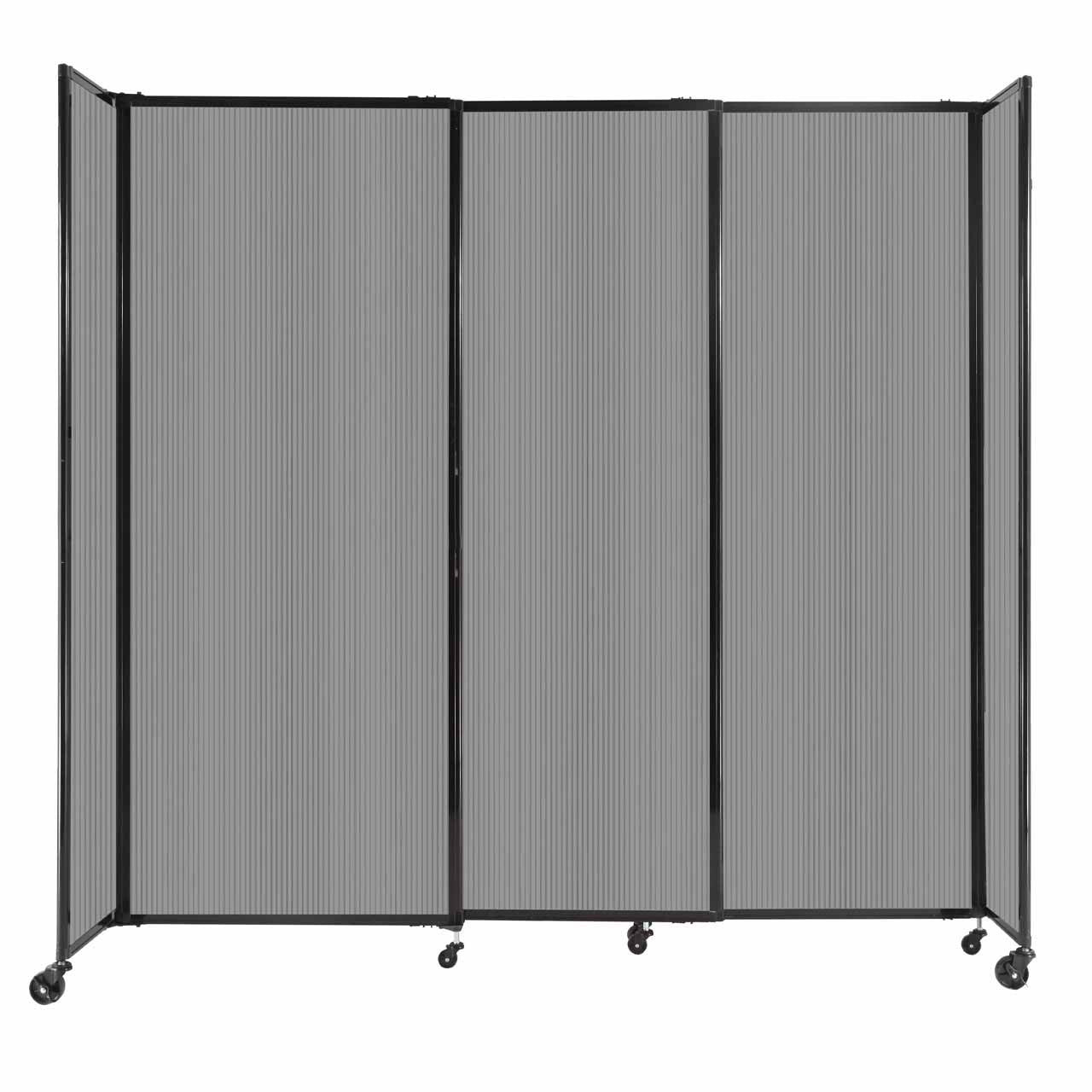 Room Divider Straight Wall Sliding Portable Partition Sound Absorbing Polycarbonate - SchoolOutlet