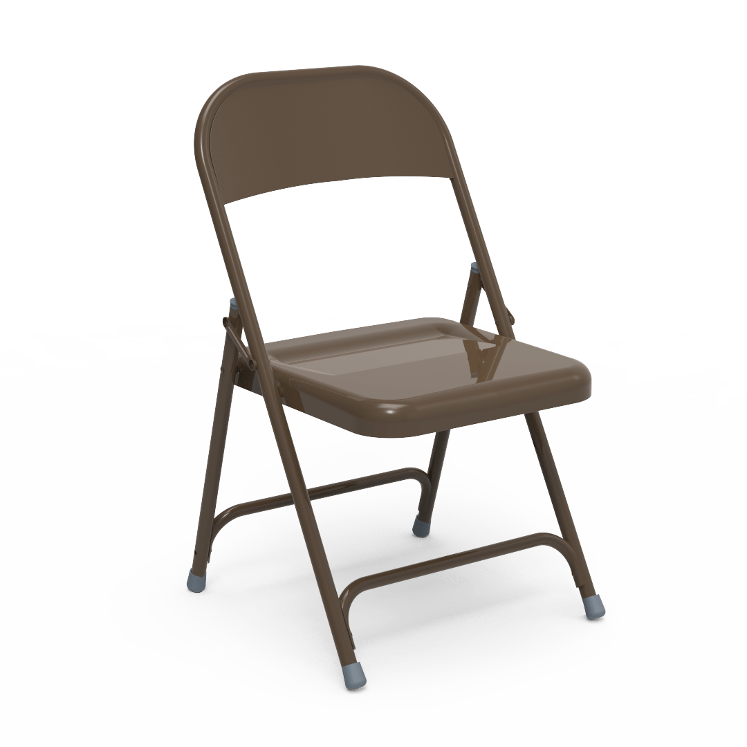 Virco 162 - Premium Steel Folding Chair with 1 Rear Leg Brace (Virco 162) - SchoolOutlet