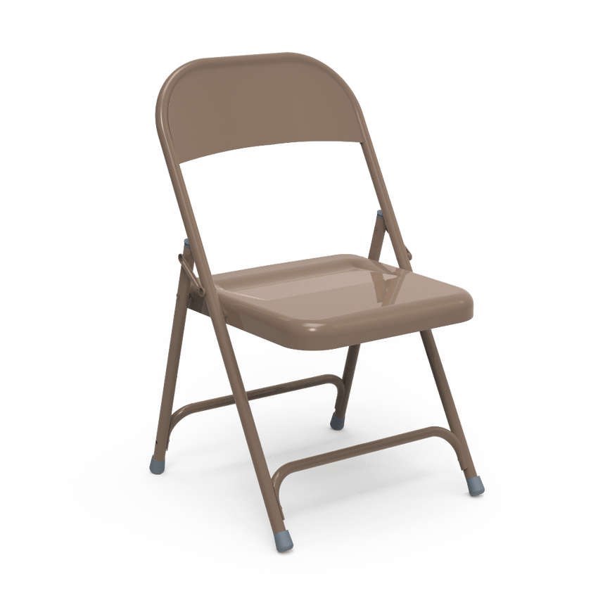 Virco 162 - Premium Steel Folding Chair with 1 Rear Leg Brace (Virco 162) - SchoolOutlet