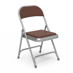 Virco 168 - Premium Steel Folding Chair with Vinyl Upholstered Seat and Back (Virco 168)