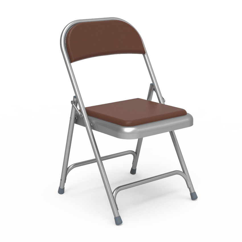 Virco 168 - Premium Steel Folding Chair with Vinyl Upholstered Seat and Back (Virco 168) - SchoolOutlet