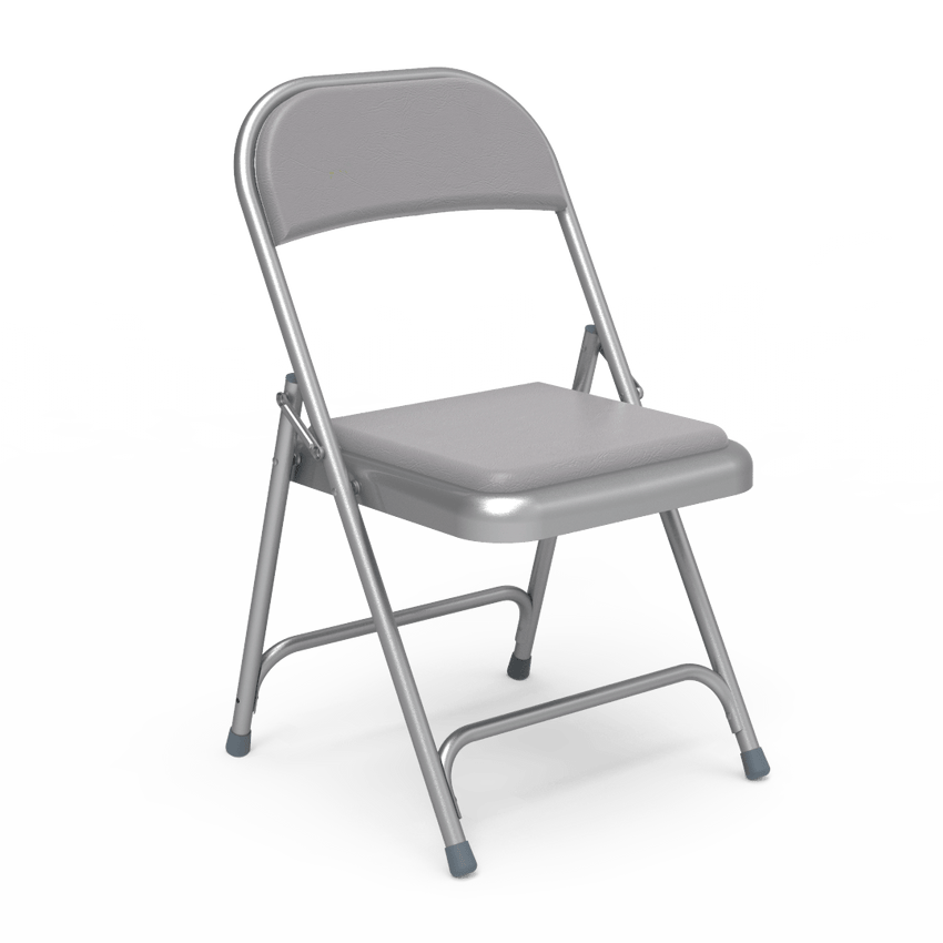 Virco 168 - Premium Steel Folding Chair with Vinyl Upholstered Seat and Back (Virco 168) - SchoolOutlet