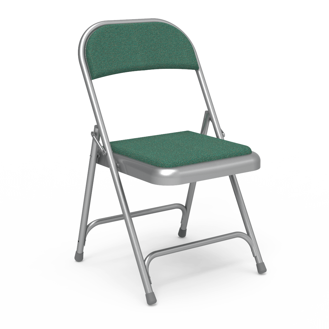 Virco 188 - Premium Steel Folding Chair with Fabric Upholstered Seat and Back (Virco 188) - SchoolOutlet
