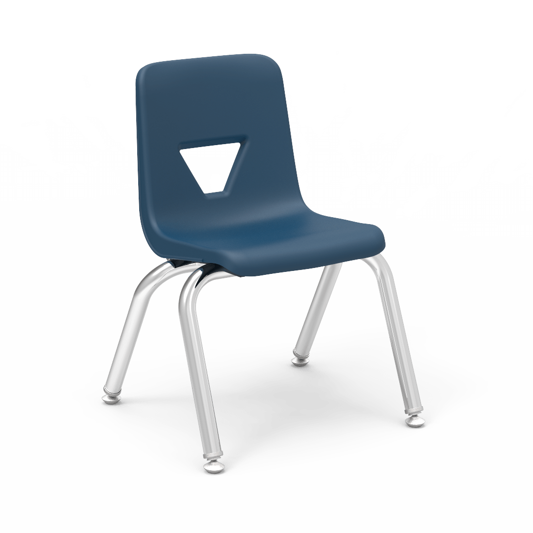Virco 2012 - 2000 Series 4-Legged Stack Chair - 12" Seat Height (Virco 2012) - SchoolOutlet