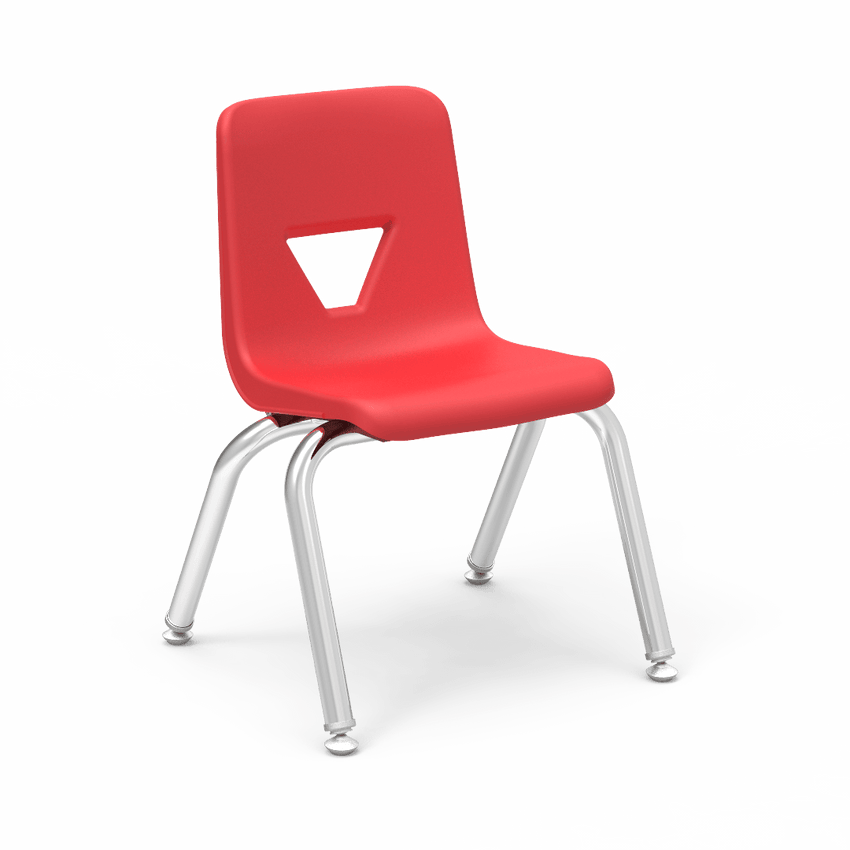 Virco 2012 - 2000 Series 4-Legged Stack Chair - 12" Seat Height (Virco 2012) - SchoolOutlet