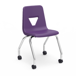 Virco 2050 Mobile Stack Chair 18" Seat Height (Virco 2050)