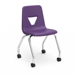 Virco 2050 Mobile Chair 18" Seat Height (Virco 2050)