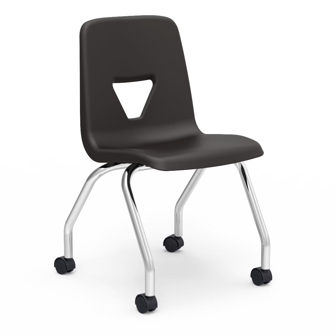 Virco 2050EL - 4-Leg 2000 Series Mobile Chair- Extra Large 18" Seat Height(Virco 2050EL) - SchoolOutlet