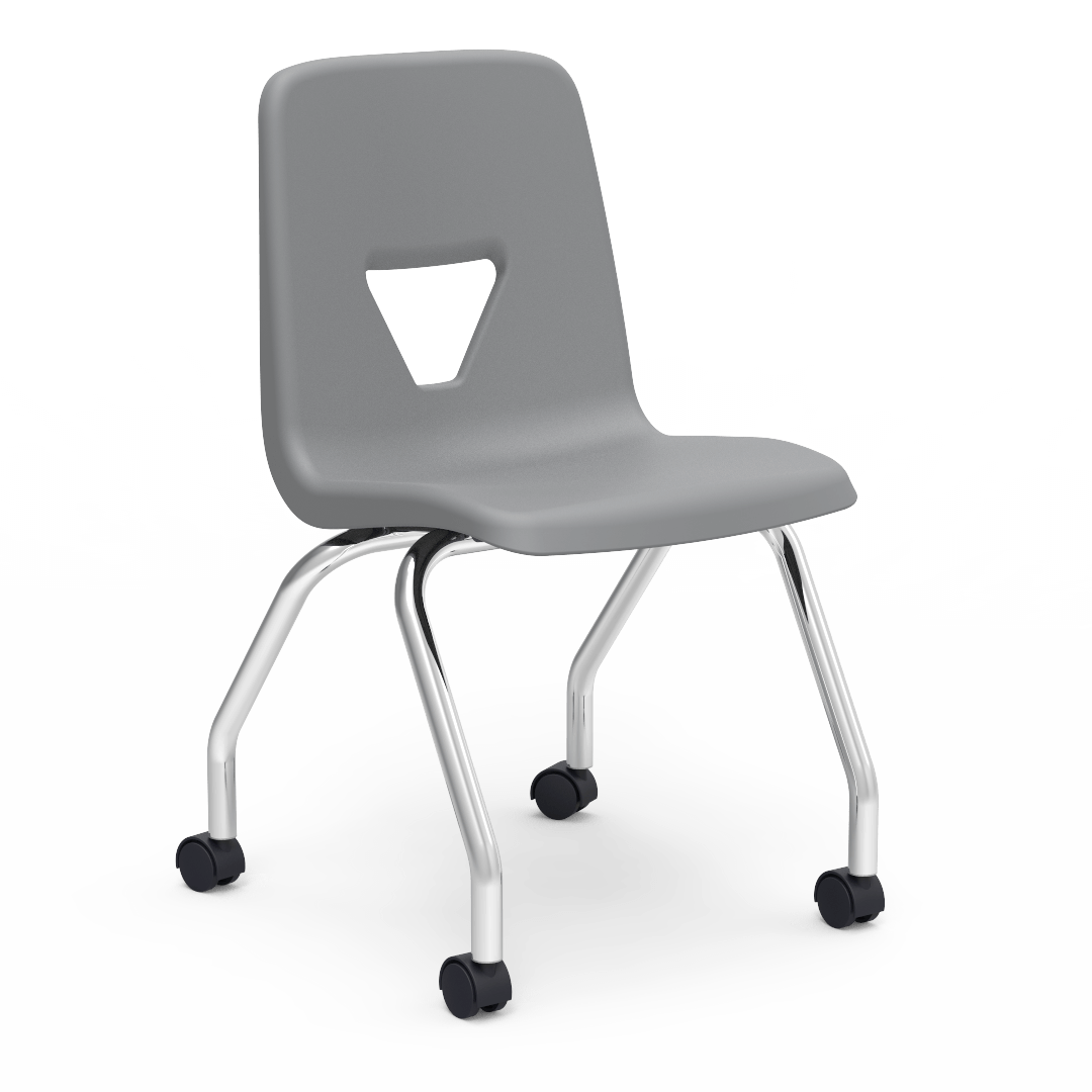 Virco 2050EL - 4-Leg 2000 Series Mobile Chair- Extra Large 18" Seat Height(Virco 2050EL) - SchoolOutlet