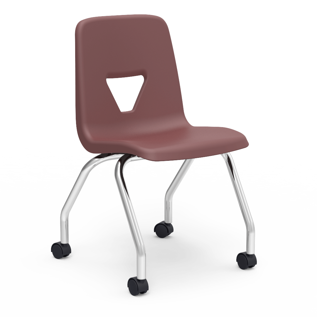 Virco 2050EL - 4-Leg 2000 Series Mobile Chair- Extra Large 18" Seat Height(Virco 2050EL) - SchoolOutlet