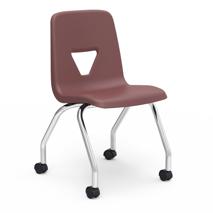 Virco 2050EL - 4-Leg 2000 Series Mobile Chair- Extra Large 18" Seat Height(Virco 2050EL) - SchoolOutlet