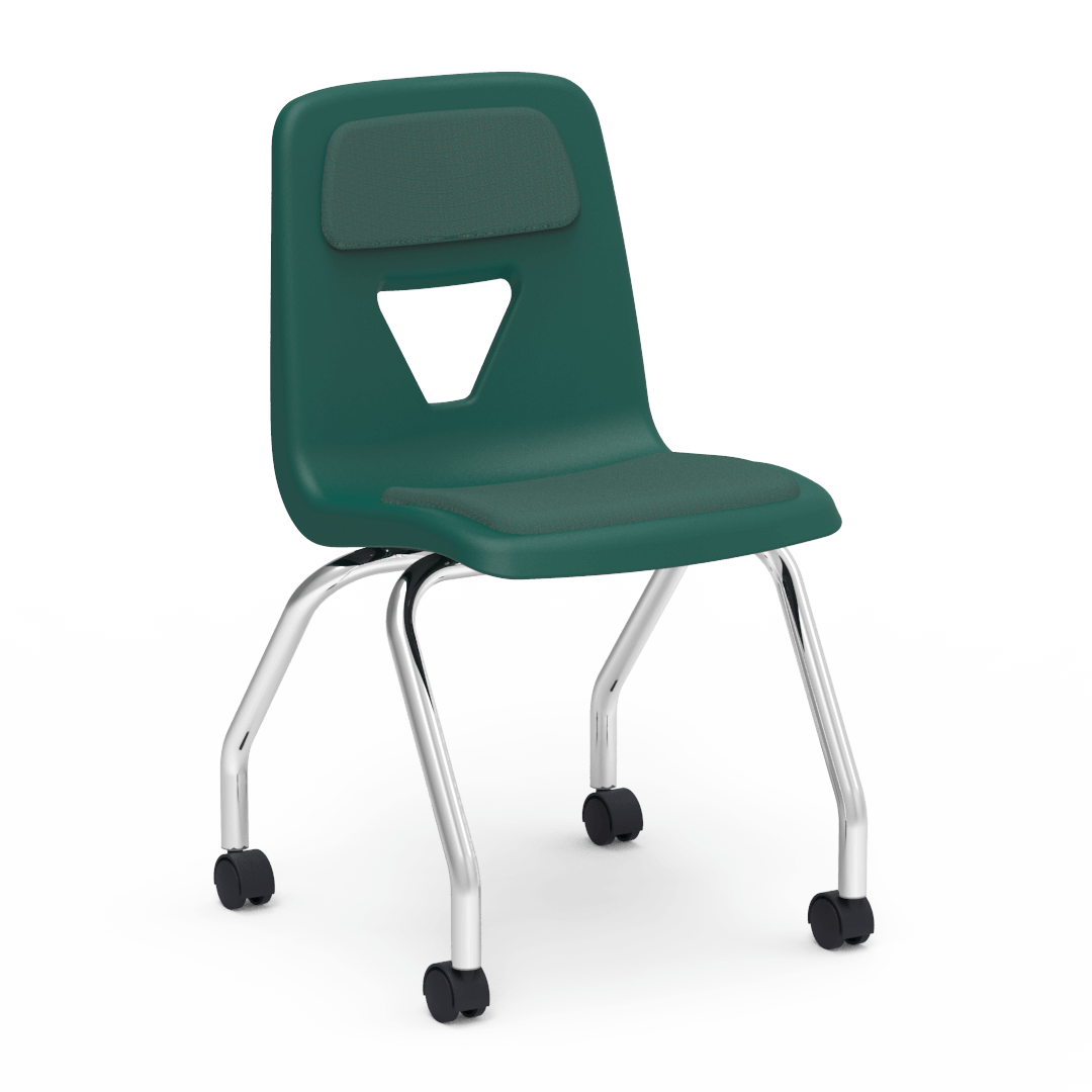 Virco 2050ELP - Extra Large Mobile Chair Padded/Upholstered Seat- 18" Seat Height (Virco 2050ELP) - SchoolOutlet