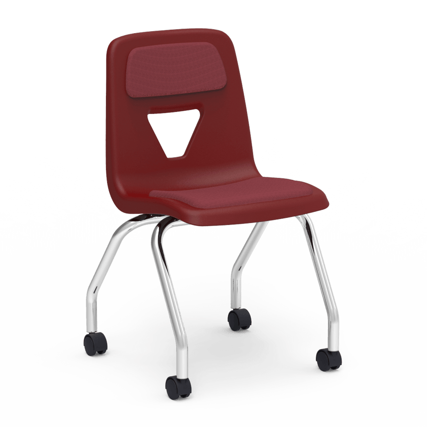 Virco 2050ELP - Extra Large Mobile Chair Padded/Upholstered Seat- 18" Seat Height (Virco 2050ELP) - SchoolOutlet