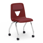 Virco 2050ELP - Extra Large Mobile Chair Padded/Upholstered Seat- 18