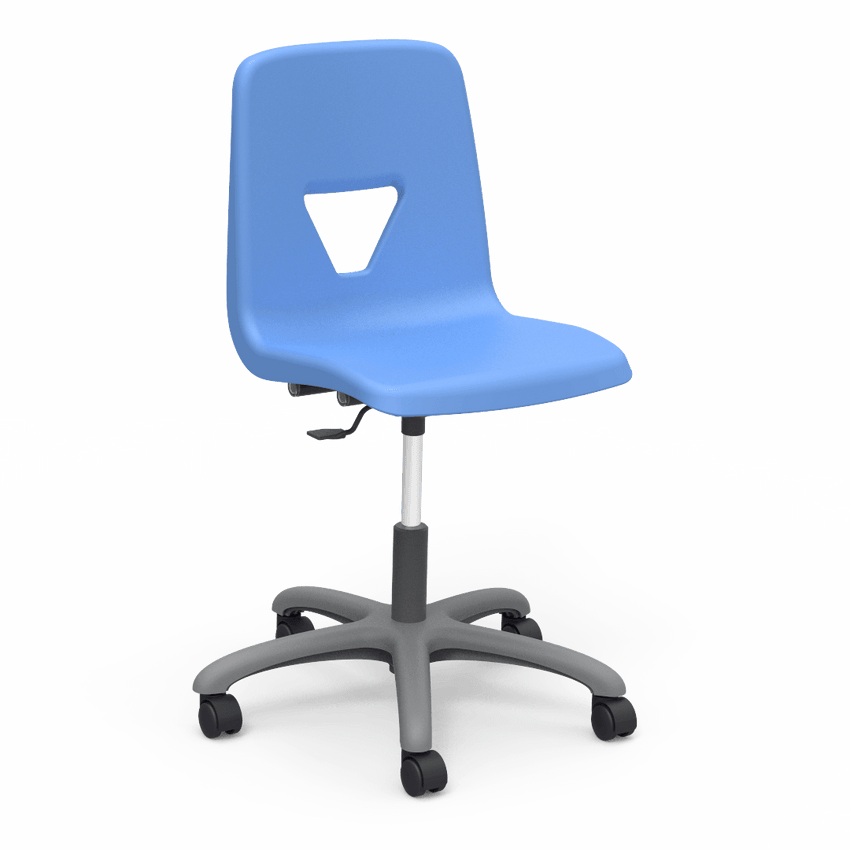 Virco 2260ELGC - 2000 Series Mobile Task Chair- Adjustable Gas Cylinder (Virco 2260ELGC) - SchoolOutlet