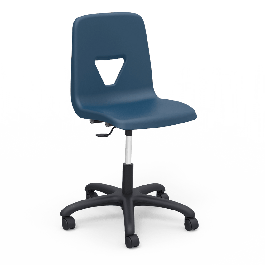 Virco 2260ELGC - 2000 Series Mobile Task Chair- Adjustable Gas Cylinder (Virco 2260ELGC) - SchoolOutlet