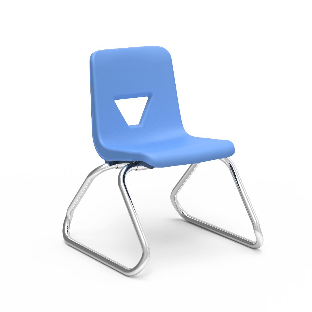 Virco 2612 - 2000 Series Sled-Based Stack Chair - 12" Seat Height (Virco 2612) - SchoolOutlet