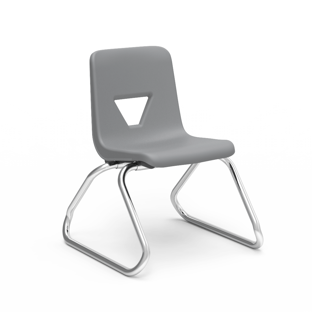 Virco 2612 - 2000 Series Sled-Based Stack Chair - 12" Seat Height (Virco 2612) - SchoolOutlet