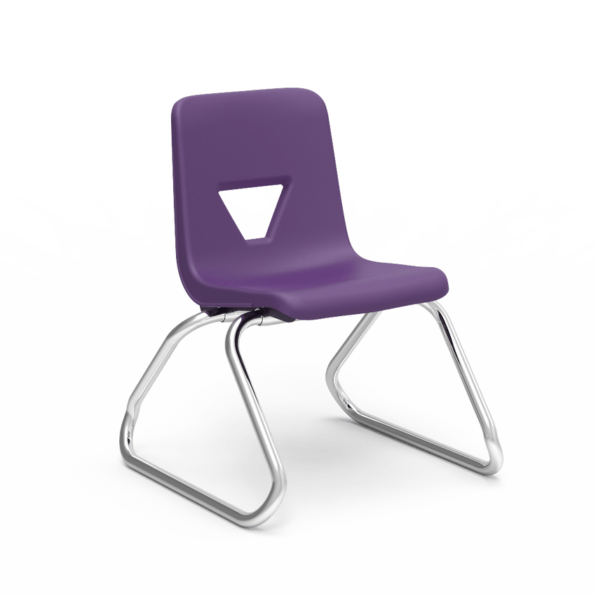 Virco 2612 - 2000 Series Sled-Based Stack Chair - 12" Seat Height (Virco 2612) - SchoolOutlet