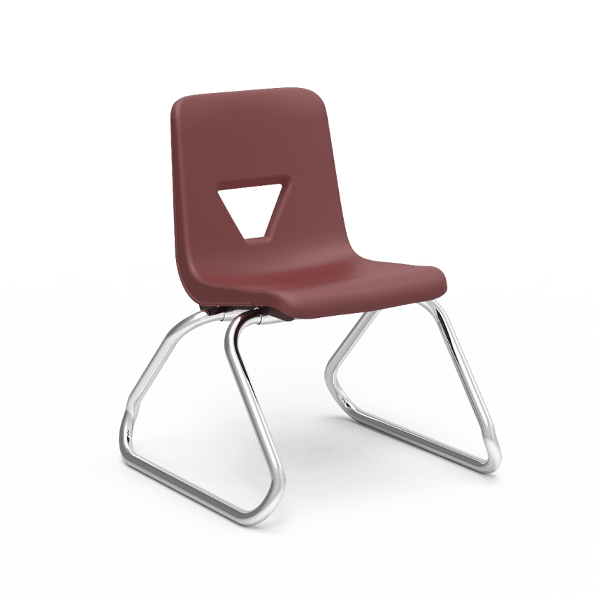 Virco 2612 - 2000 Series Sled-Based Stack Chair - 12" Seat Height (Virco 2612) - SchoolOutlet
