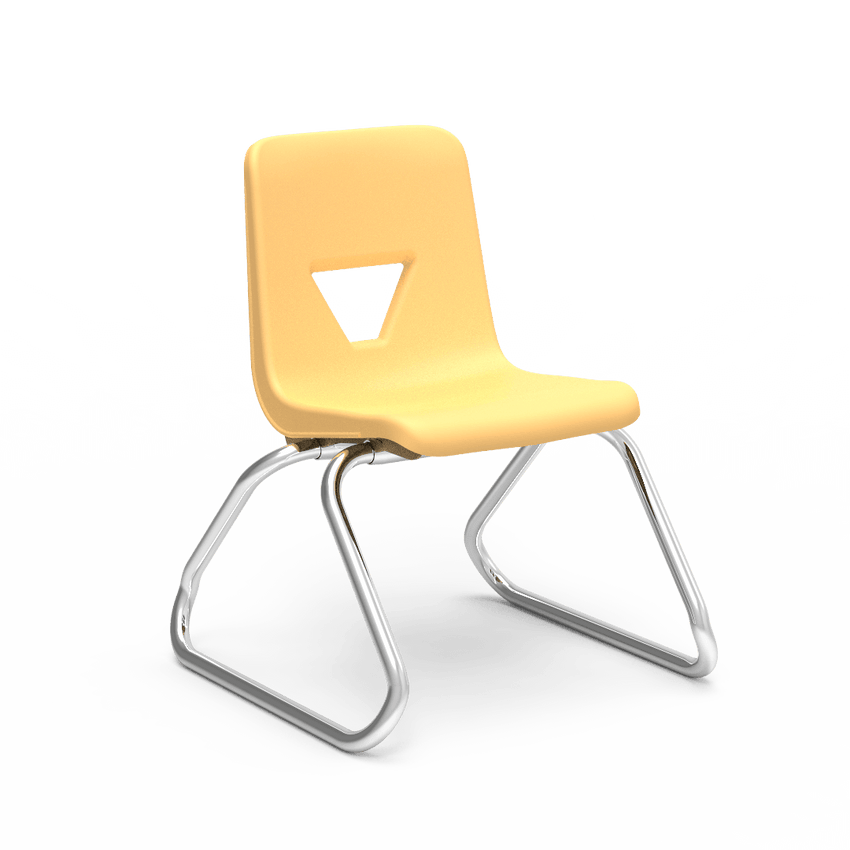 Virco 2612 - 2000 Series Sled-Based Stack Chair - 12" Seat Height (Virco 2612) - SchoolOutlet